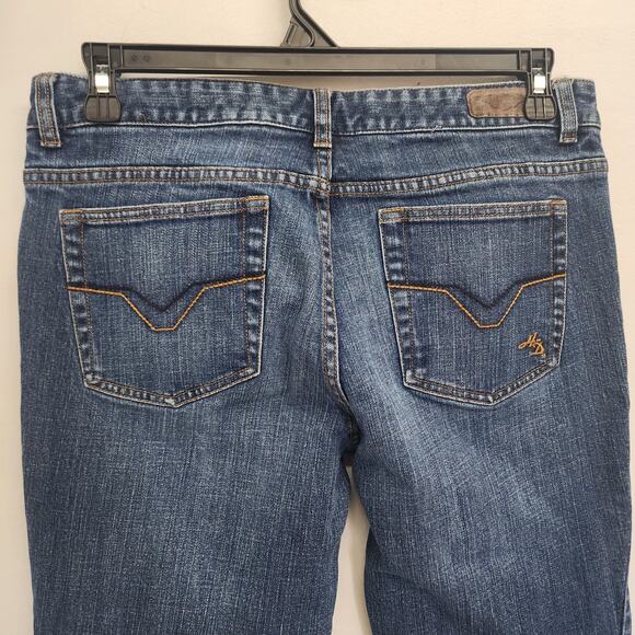 Harley Davidson Jeans Size 12 Mid Rise Boot Med Wash - Picture 7 of 15